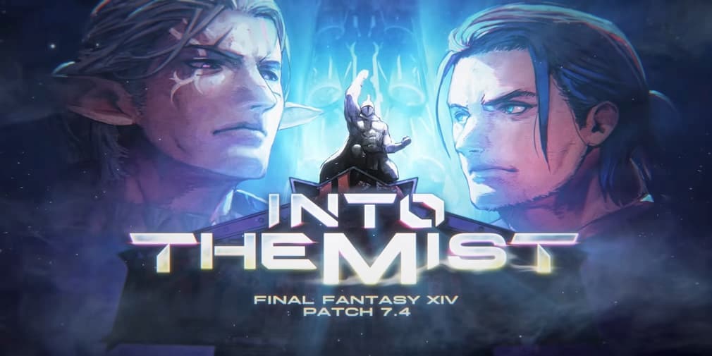 Two characters glare at each other with a tiny knight between them