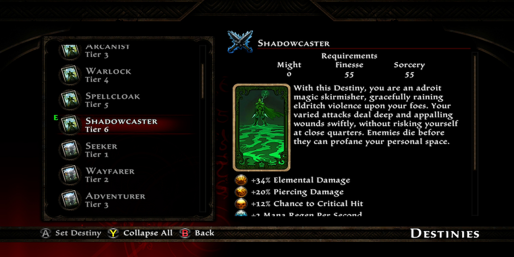 A screen showing a class