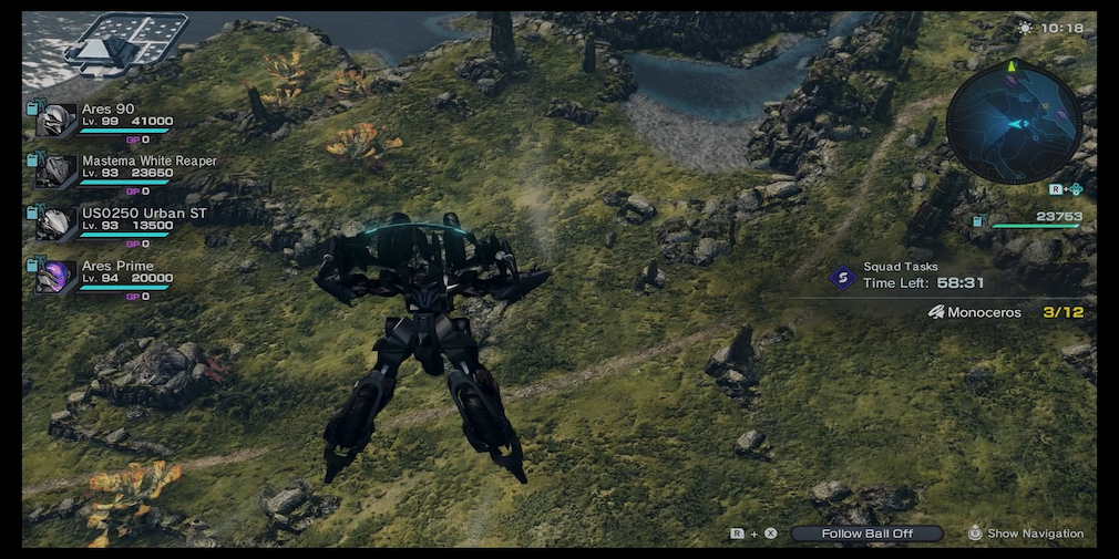 A robot plummeting towards the earth with arms and legs outstretched
