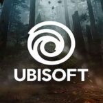 A Ubisoft logo in front of a forest background