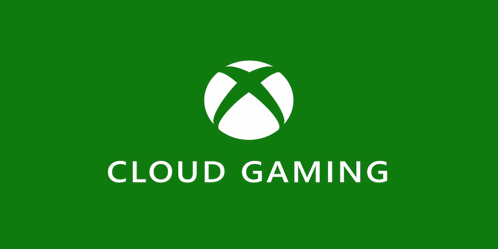 The Xbox cloud gaming logo on a green background