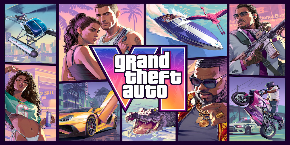 A splash screen for Grand Theft Auto 6
